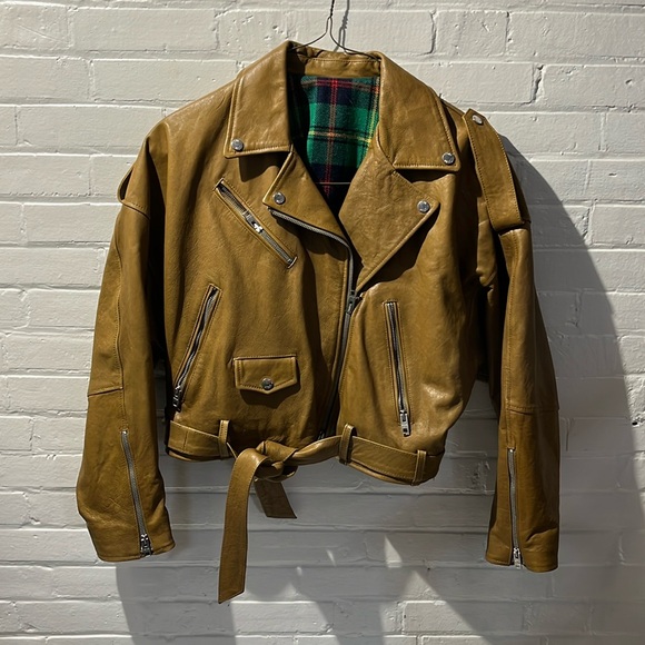 D FOUR GENUINE LEATHER JACKET - Picture 1 of 9